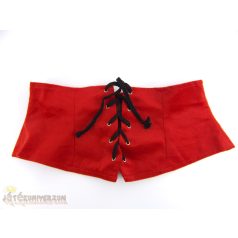 Piros fűző jelmez kiegészítő