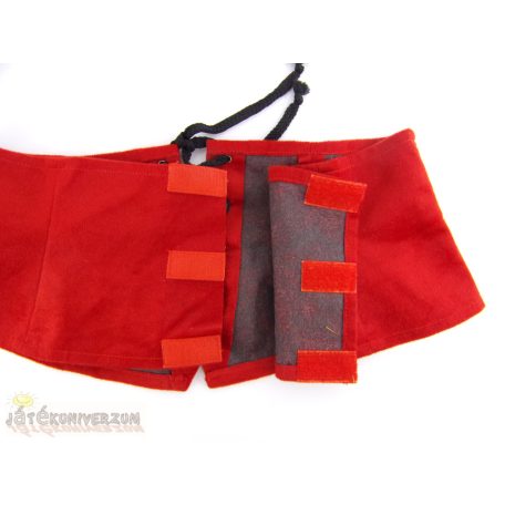 Piros fűző jelmez kiegészítő