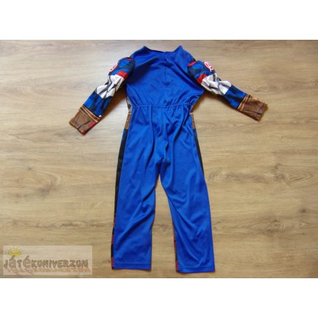 Marvel Amerika kapitány izmosított ruha jelmez 5-6 éveseknek