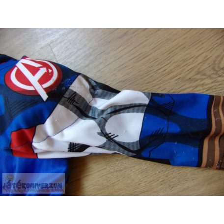 Marvel Amerika kapitány izmosított ruha jelmez 5-6 éveseknek