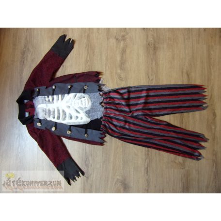 Patches and Peglegs Halloween kalóz ruha jelmez szett 5-6 éveseknek