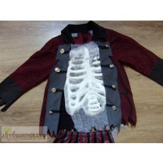   Patches and Peglegs Halloween kalóz ruha jelmez szett 5-6 éveseknek