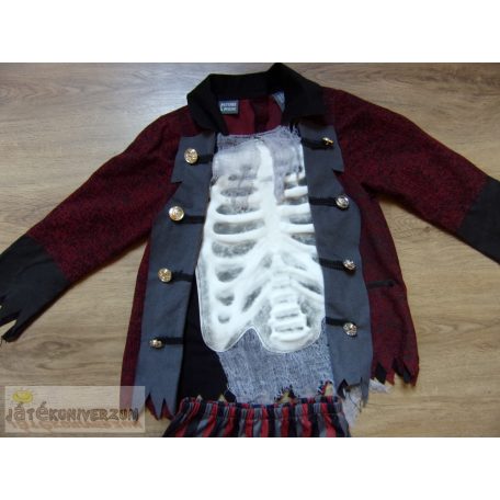 Patches and Peglegs Halloween kalóz ruha jelmez szett 5-6 éveseknek
