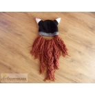 Viking sisak szakállal jelmez kiegészítő minden korosztálynak