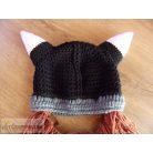 Viking sisak szakállal jelmez kiegészítő minden korosztálynak