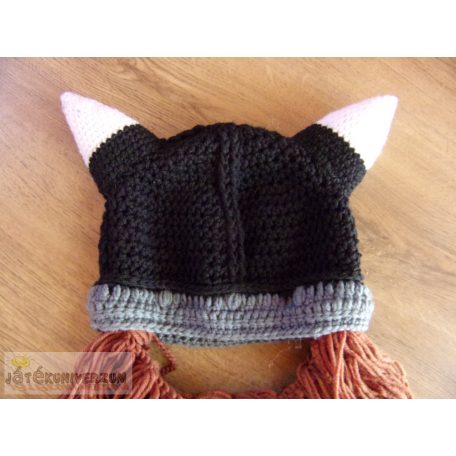 Viking sisak szakállal jelmez kiegészítő minden korosztálynak