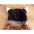 Viking sisak szakállal jelmez kiegészítő minden korosztálynak