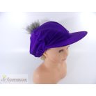 Sildes lila sapka jelmez kiegészítő