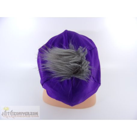 Sildes lila sapka jelmez kiegészítő