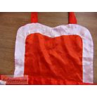 Piros szíves zsebes kötény jelmez kiegészítő