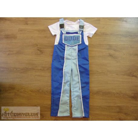 Skyline Gang Dude kantáros nadrág jelmez 4-6 éveseknek