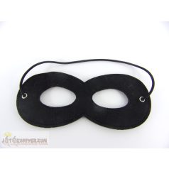 Fekete álarc jelmez kiegészítő minden korosztálynak