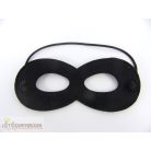 Fekete álarc jelmez kiegészítő minden korosztálynak