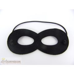 Fekete álarc jelmez kiegészítő minden korosztálynak