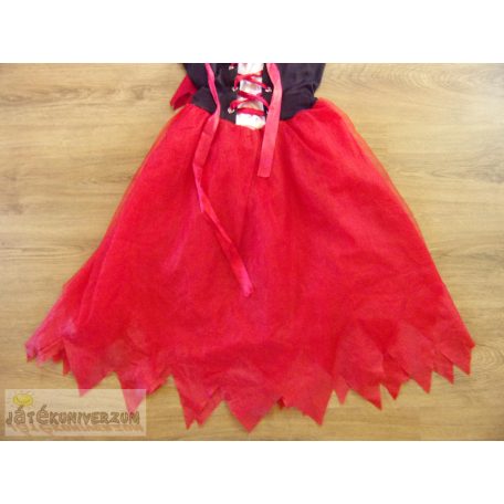 Wicked Little Dead Riding Hood véres zombi női ruha jelmez 