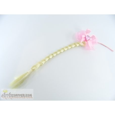 Szőke hajfonat jelmez kiegészítő