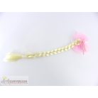 Szőke hajfonat jelmez kiegészítő