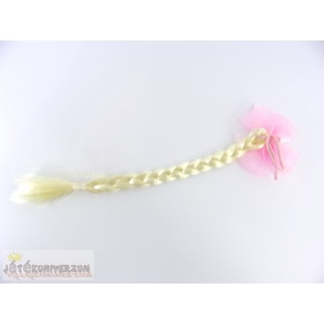 Szőke hajfonat jelmez kiegészítő