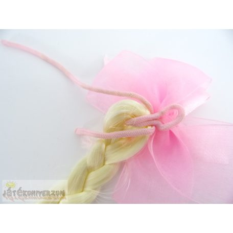 Szőke hajfonat jelmez kiegészítő