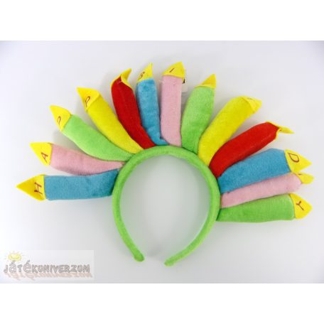 Boldog Születésnap felíratú fejpánt fejdísz jelmez kiegészítő