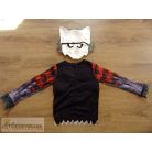 Farkasember izmosított ruha felső jemez 8-10 éveseknek