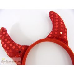 Ördög szarv fejdísz fejpánt jelmez kiegészítő