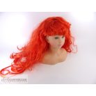 Piros színű paróka jelmez kiegészítő