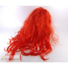 Piros színű paróka jelmez kiegészítő