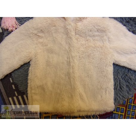 Next macifüles szőrös kabát 2-3 éveseknek (98cm)