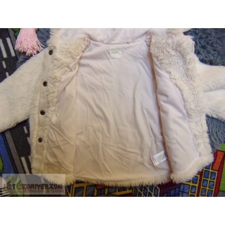Next macifüles szőrös kabát 2-3 éveseknek (98cm)