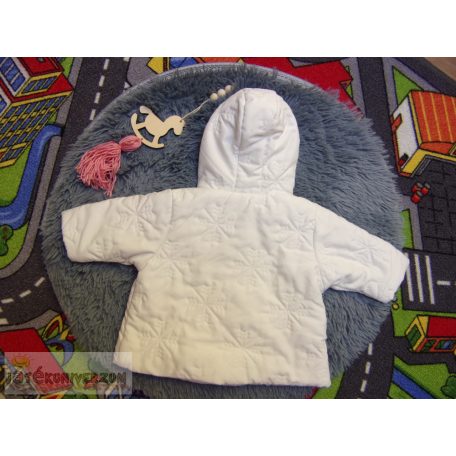 Next hópehely mintás kocsikabát kiskabát 0-3 hónaposoknak