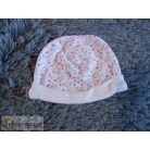 Virágos baba sapka 0-3 hónaposoknak