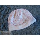 Virágos baba sapka 0-3 hónaposoknak