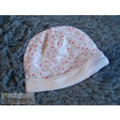 Virágos baba sapka 0-3 hónaposoknak