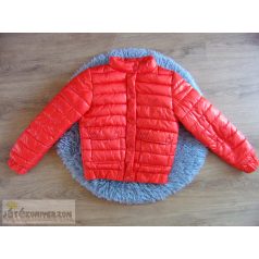 Next piros steppelt átmeneti kabát 7-8 éveseknek (128cm)