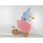 Nyuszi Péter Peter Rabbit Jemima Jolán húzható kacsa plüss figura