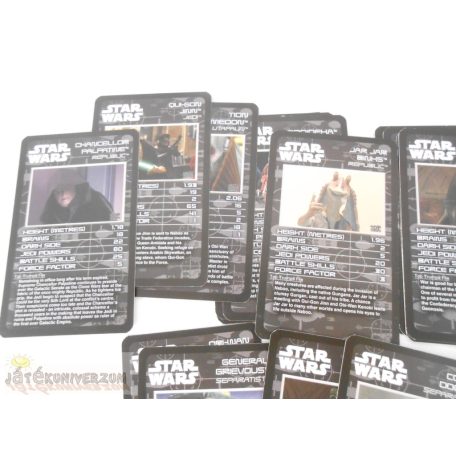 Top Trumps Star Wars Episodes 1-3 kártyacsomag