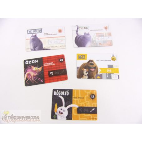 A kis kedvencek titkos élete kártyacsomag