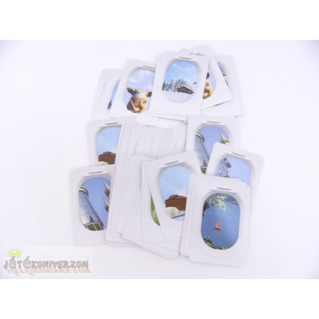 Römi francia kártyacsomag memória játékos hátlappal