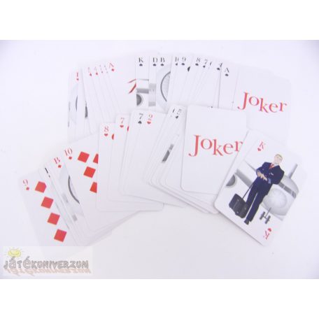 Römi francia kártyacsomag memória játékos hátlappal