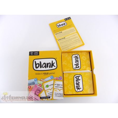 Blank kártyajáték