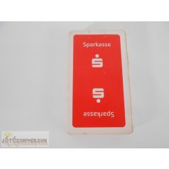   F.X. Schmid márkájú Sparkasse logójával ellátott német kártyacsomag