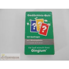   Gedächtnis-Quiz tudományterületről kvízjáték kártyajáték
