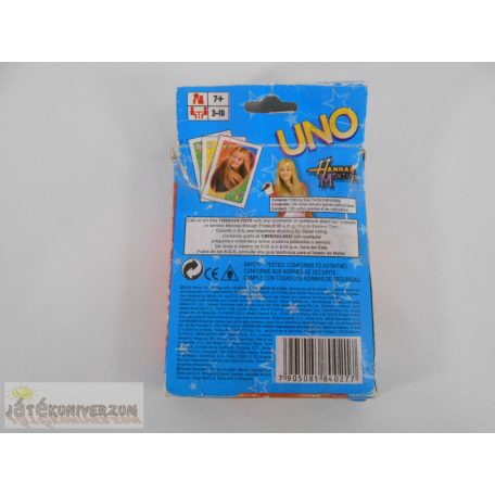 Hannah Montana Uno kártyajáték