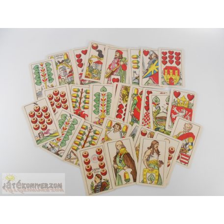 Klasszikus magyar kártya Tell-kártya cseh képekkel