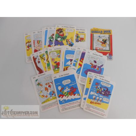Donald Duck und seine Freunde Donald Kacsa és barátai kártyajáték