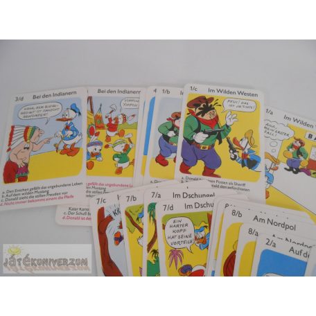 Donald Duck und seine Freunde Donald Kacsa és barátai kártyajáték