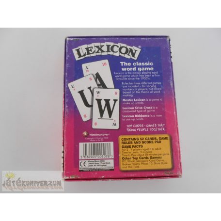 Top Cards Lexicon szóképző kártyajáték
