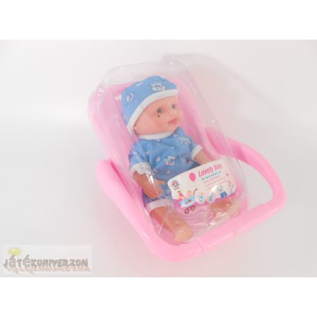 Lovely Baby játékbabab hordozóban
