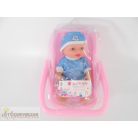 Lovely Baby játékbabab hordozóban